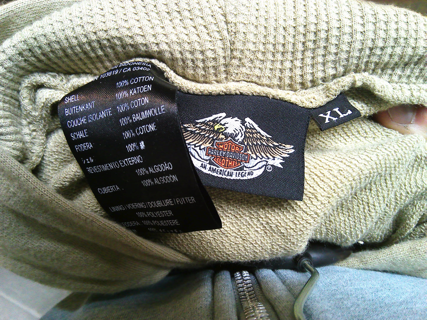 Official Harley Davidson jacket hoodie women's XL