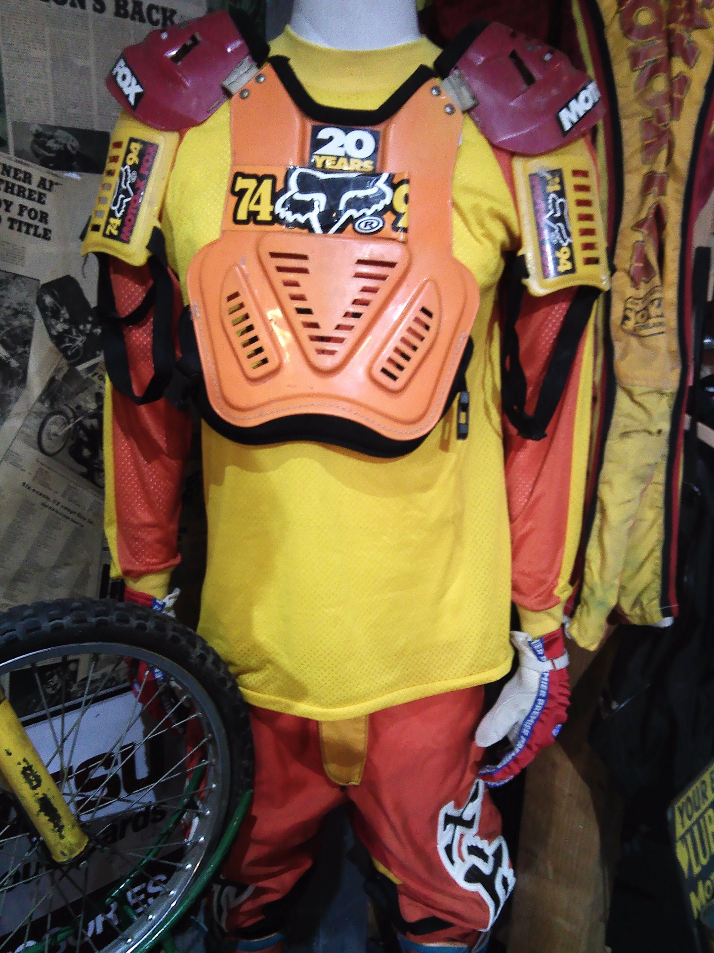 Fox 20th Anniversary (1974-1994) Motocross kit