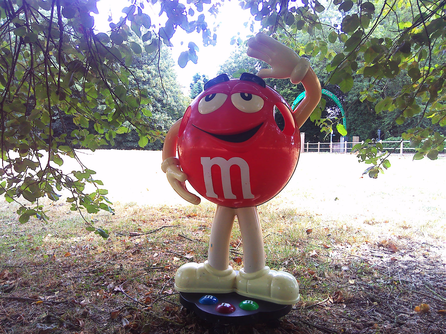 1990s/2000s Giant Red M&M's story display figure