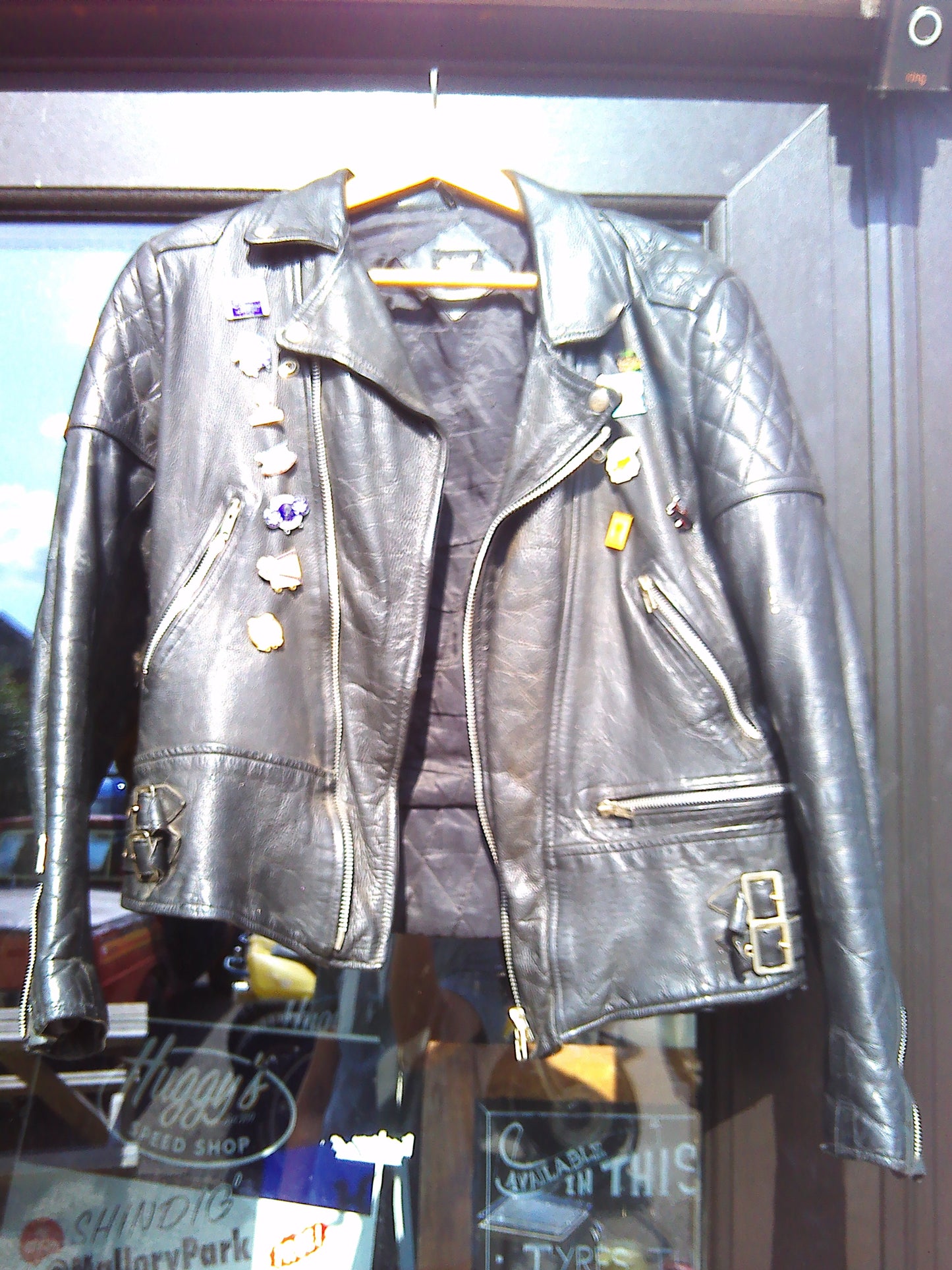 Nice London leather jacket SIZE 42