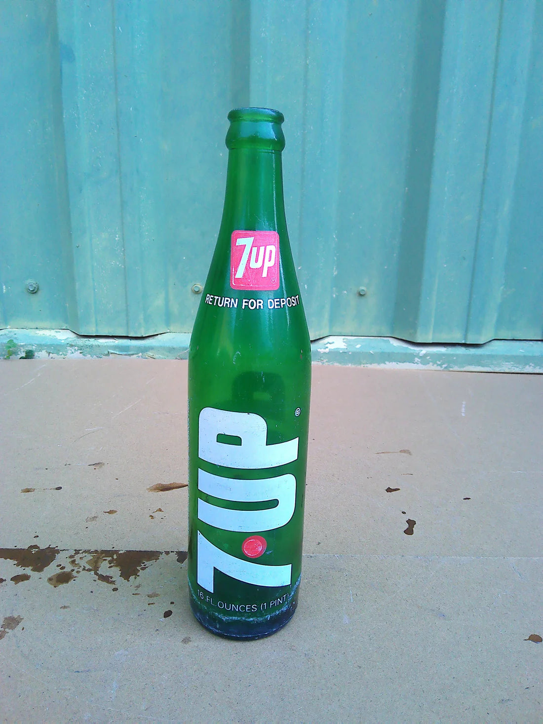 Individual assorted glass soda bottles