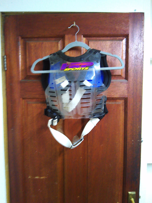 HRP Attack vintage moto armour - blue