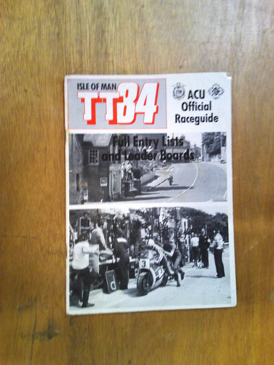 Isle of Man TT 1984 ACU Official Raceguide