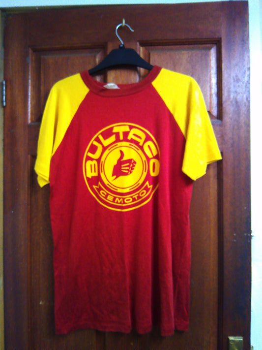 Bultaco Cemoto vintage motocross short sleeved jersey