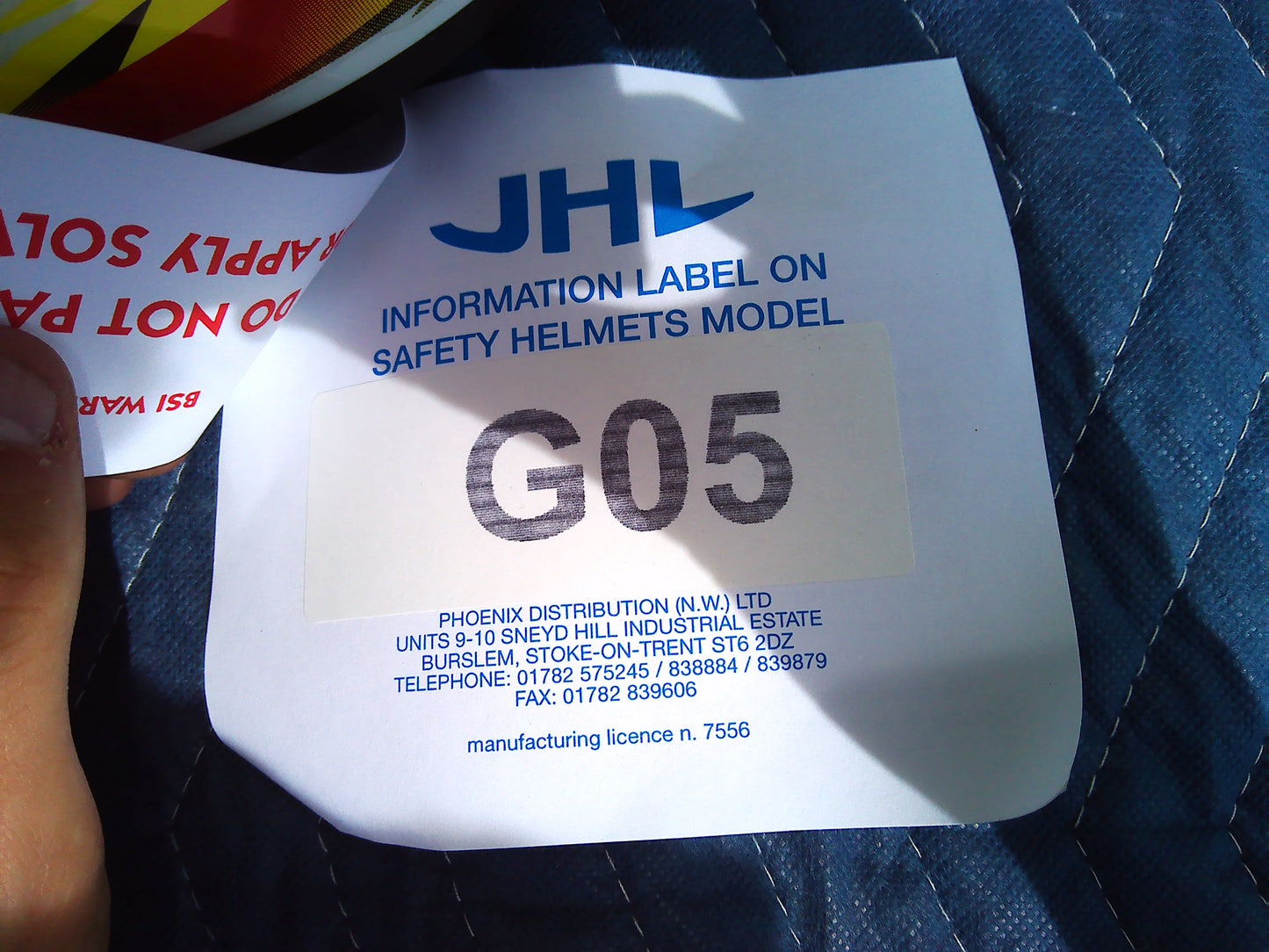 1998 NOS JHL vintage helmet