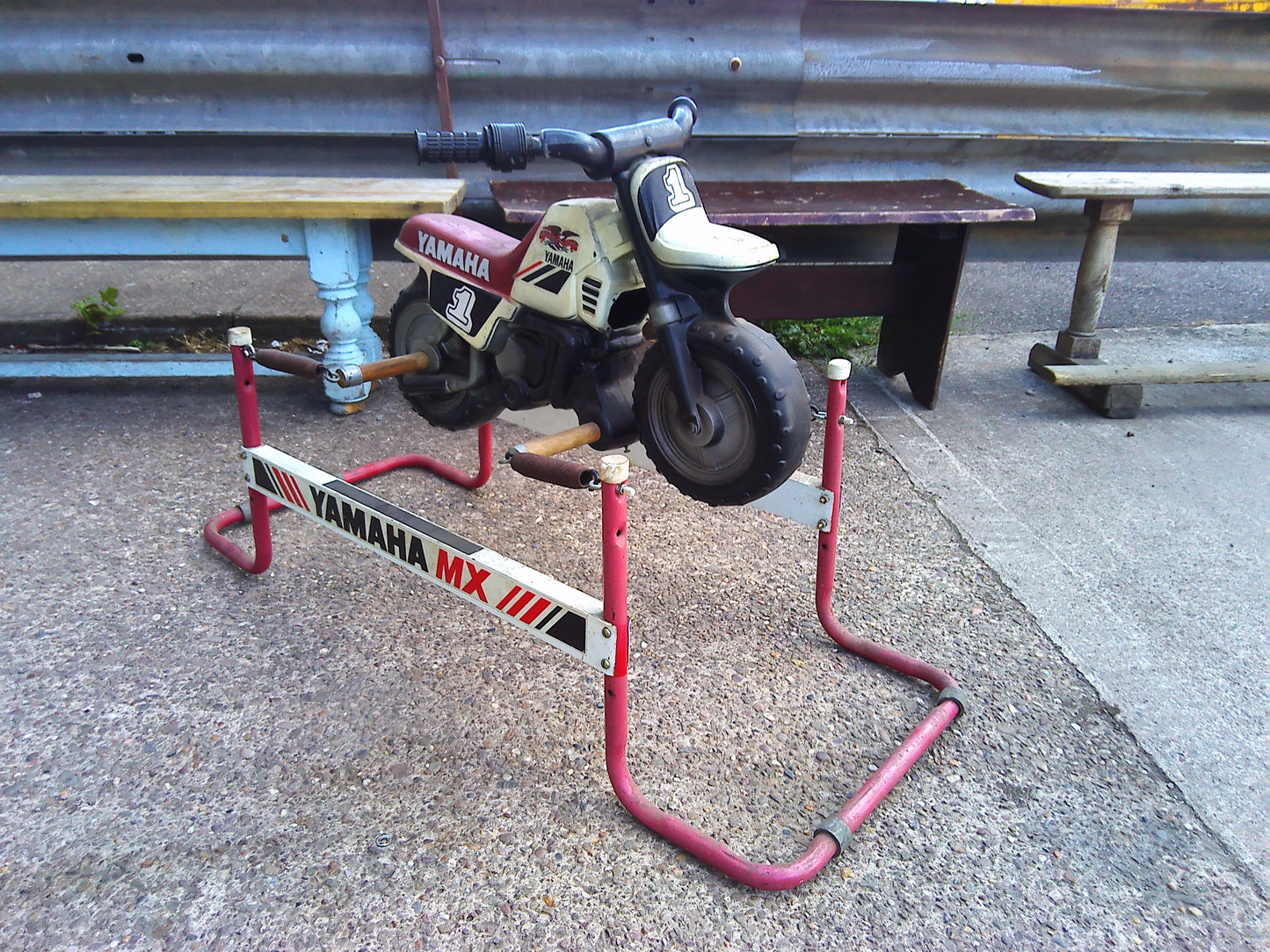 Vintage Yamaha MX Flexible Flyer children's toy