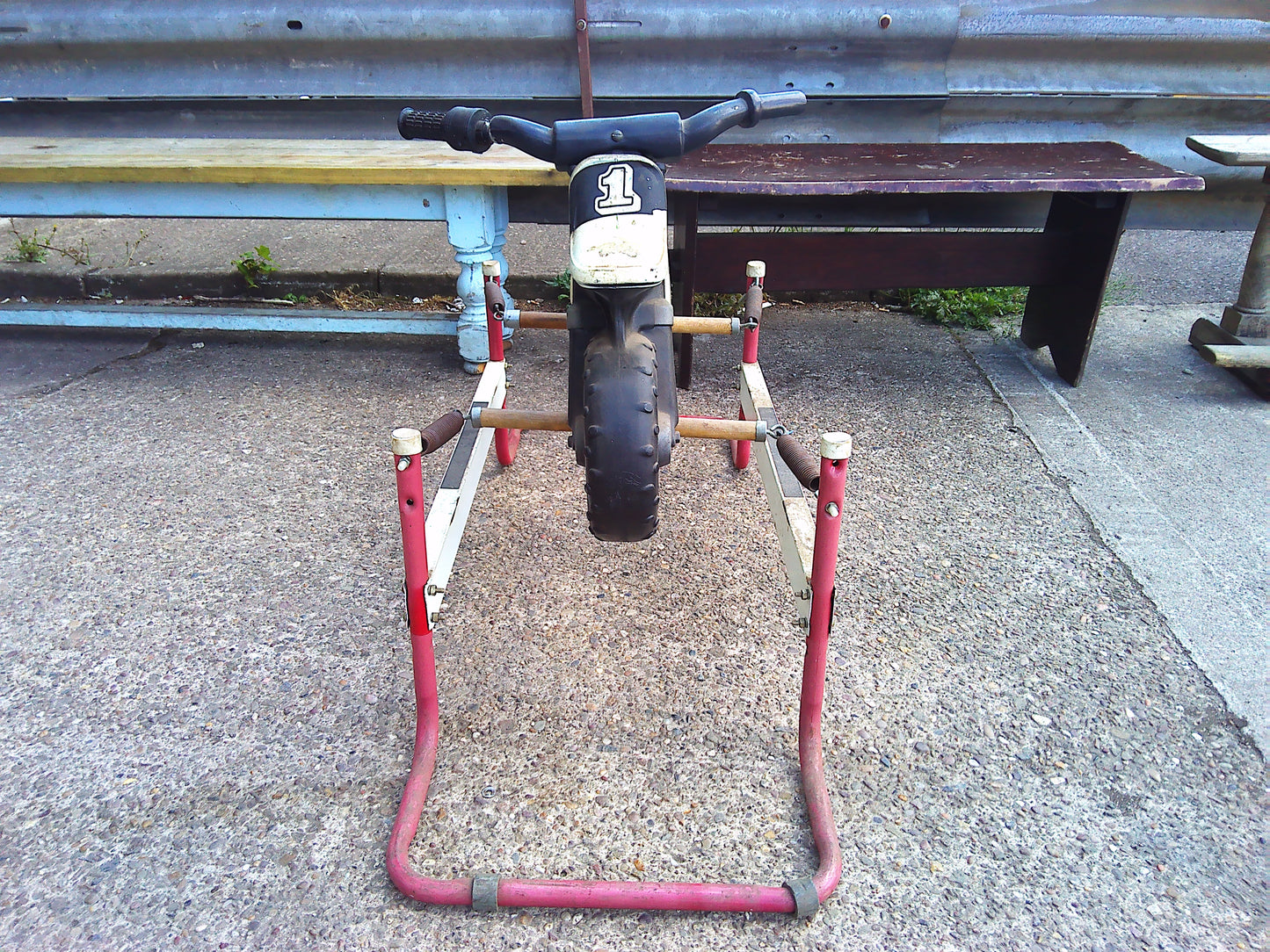 Vintage Yamaha MX Flexible Flyer children's toy
