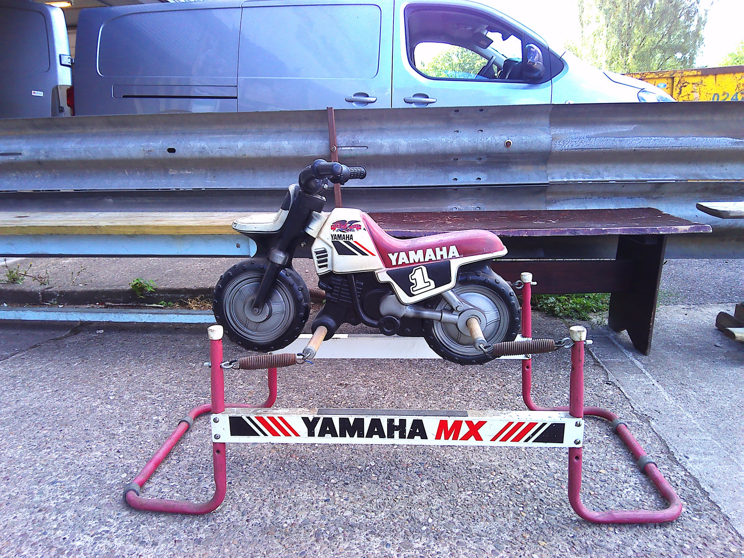 Vintage Yamaha MX Flexible Flyer children's toy
