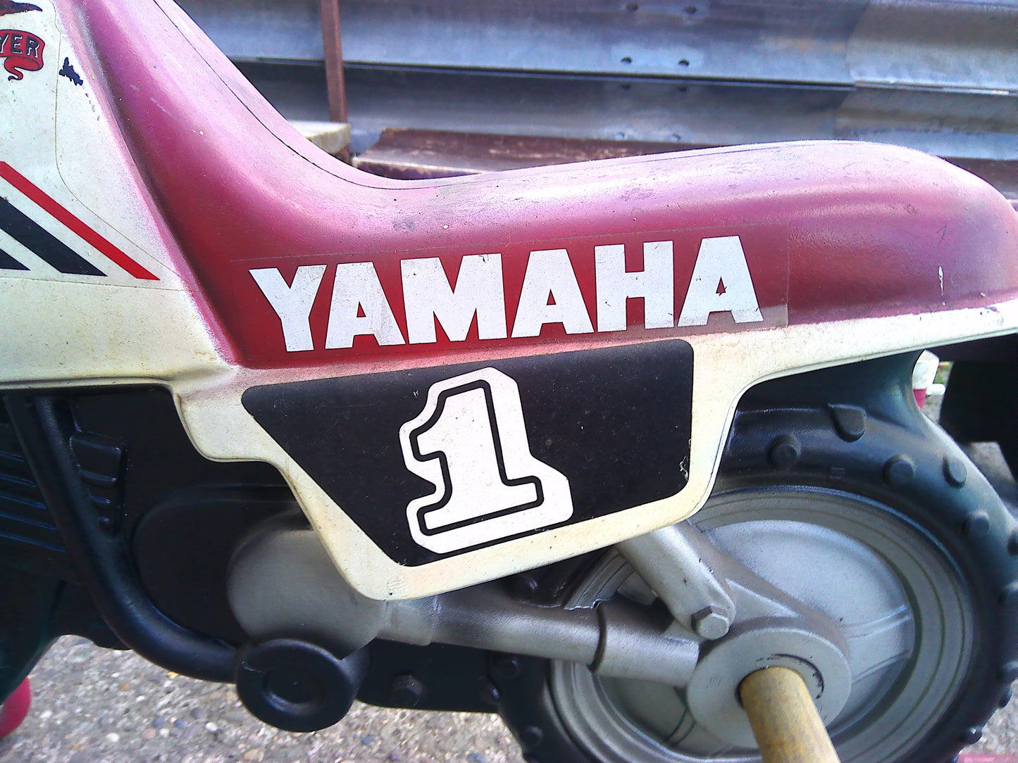 Vintage Yamaha MX Flexible Flyer children's toy