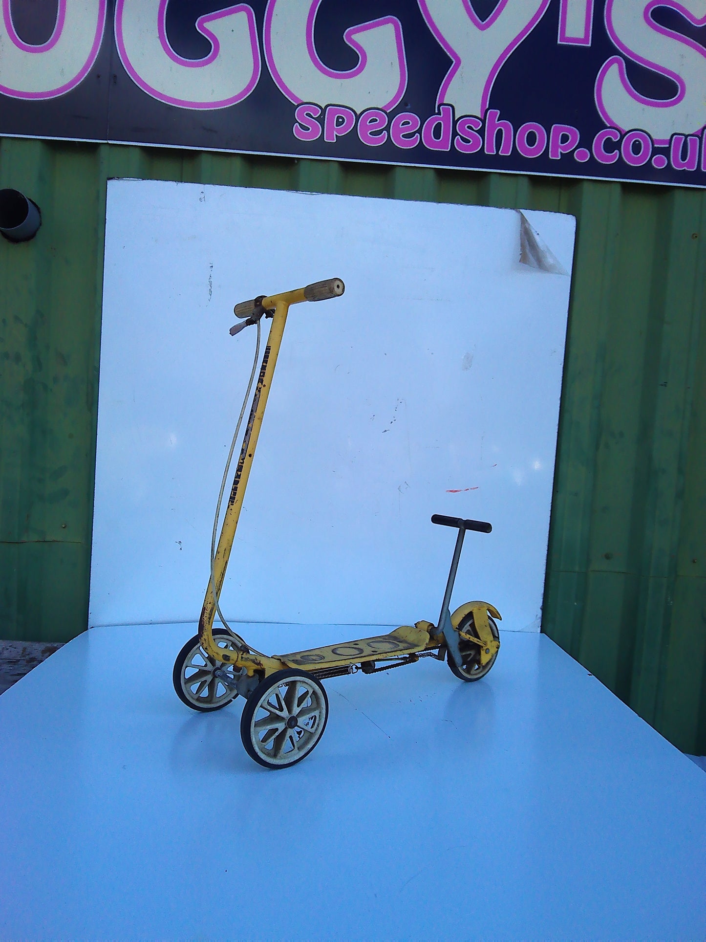 Vintage Honda Kick and Go metal Scooter