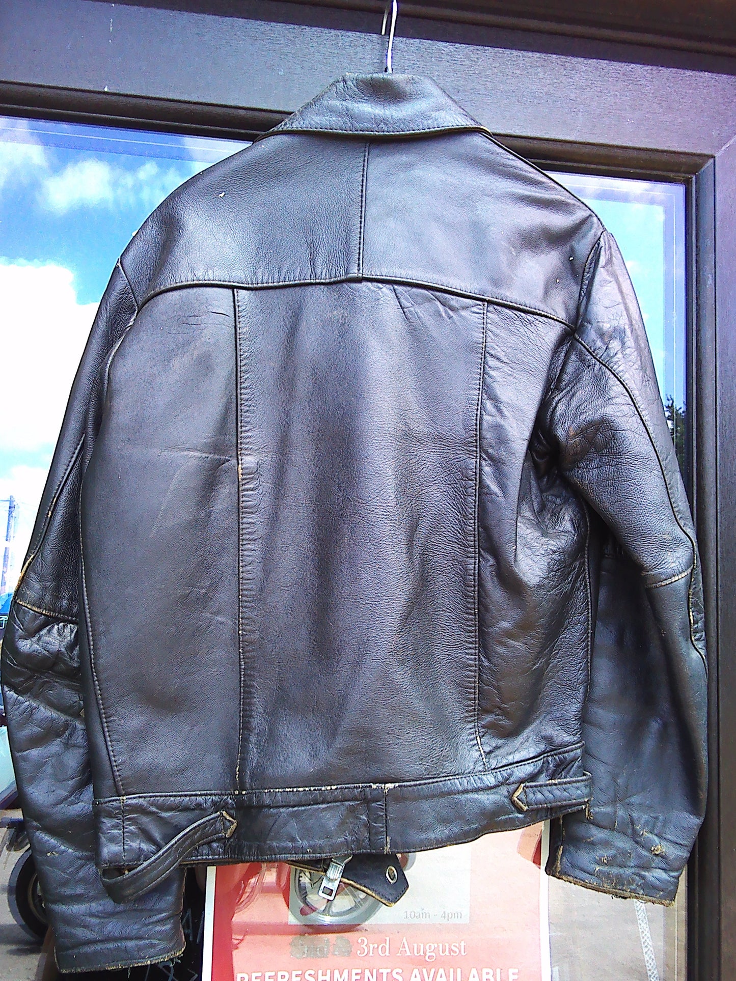 Authentic genuine leather TT jacket