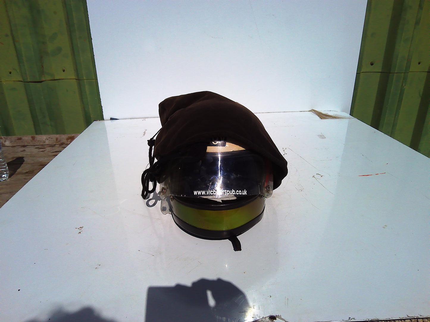 Vintage AGV Agostini style helmet