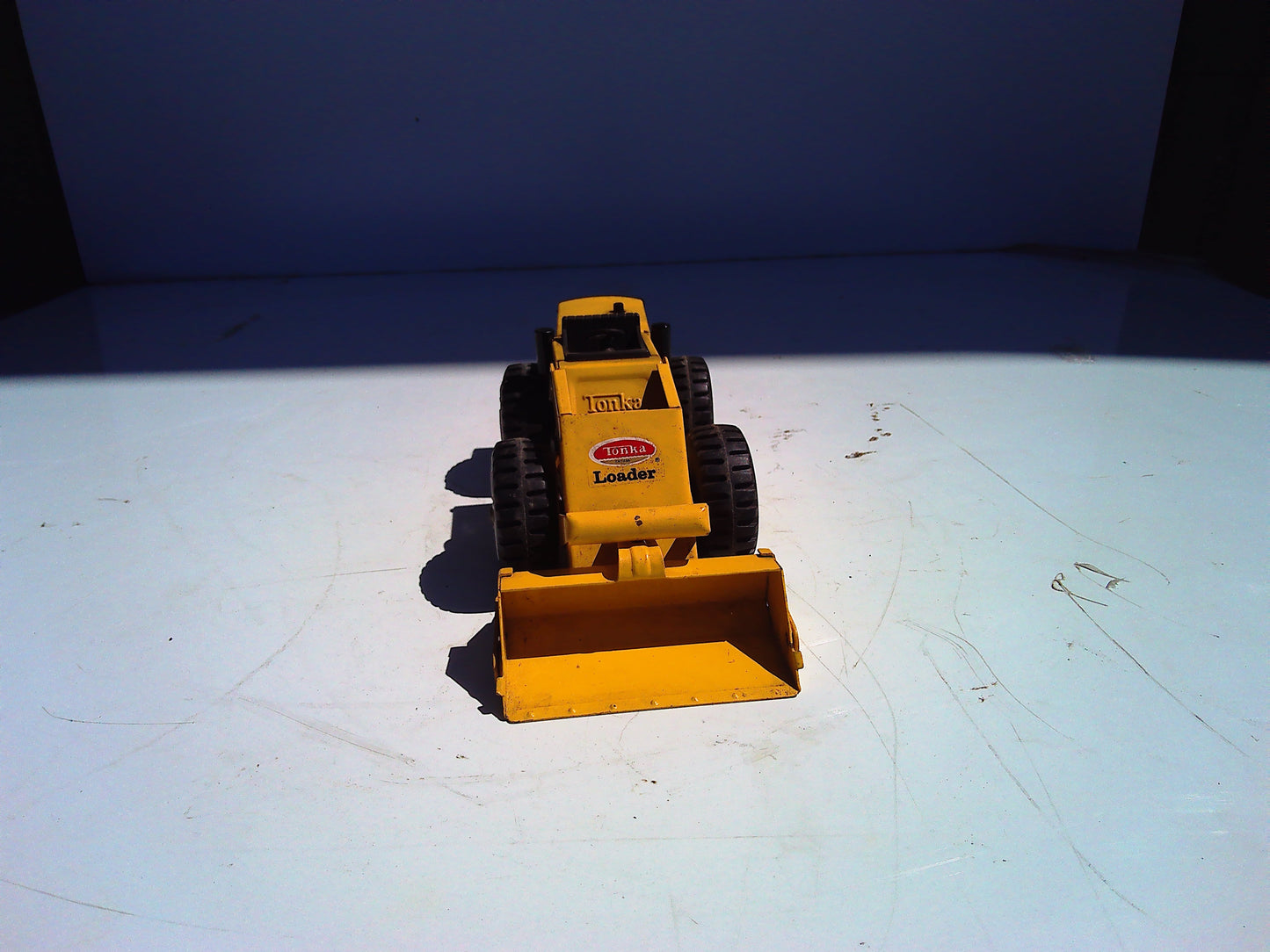 Vintage pressed metal Tonka parts loader toy
