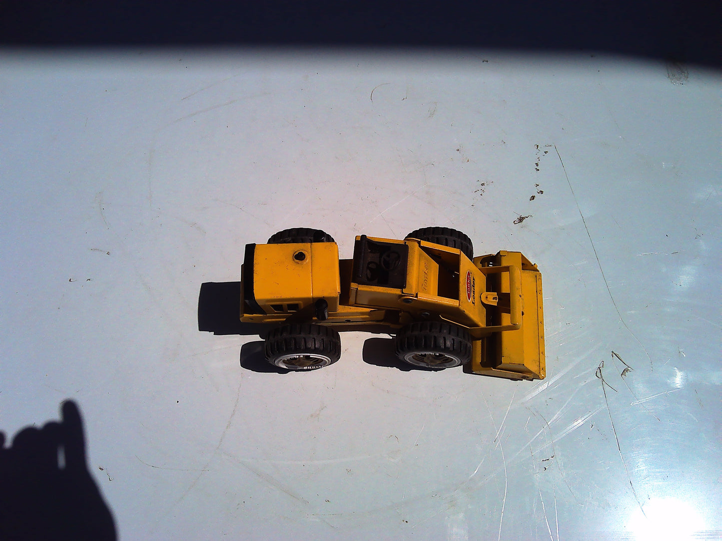 Vintage pressed metal Tonka parts loader toy