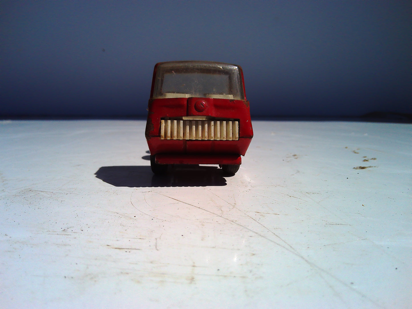 Vintage pressed metal Tonka truck toy - missing trailer
