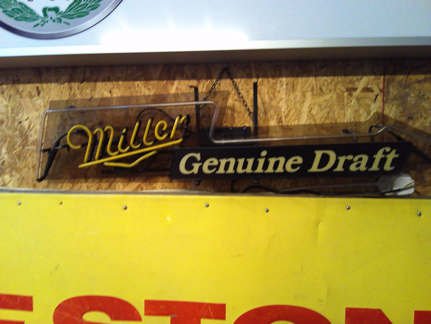 Miller Genuine Draft neon sign