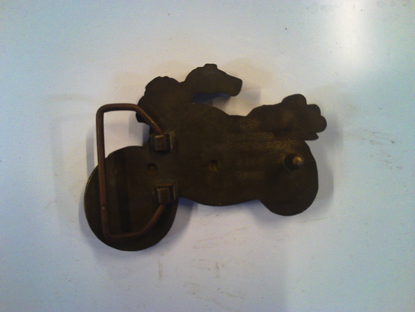 Suzuki GS 650/850 vintage brass belt buckle