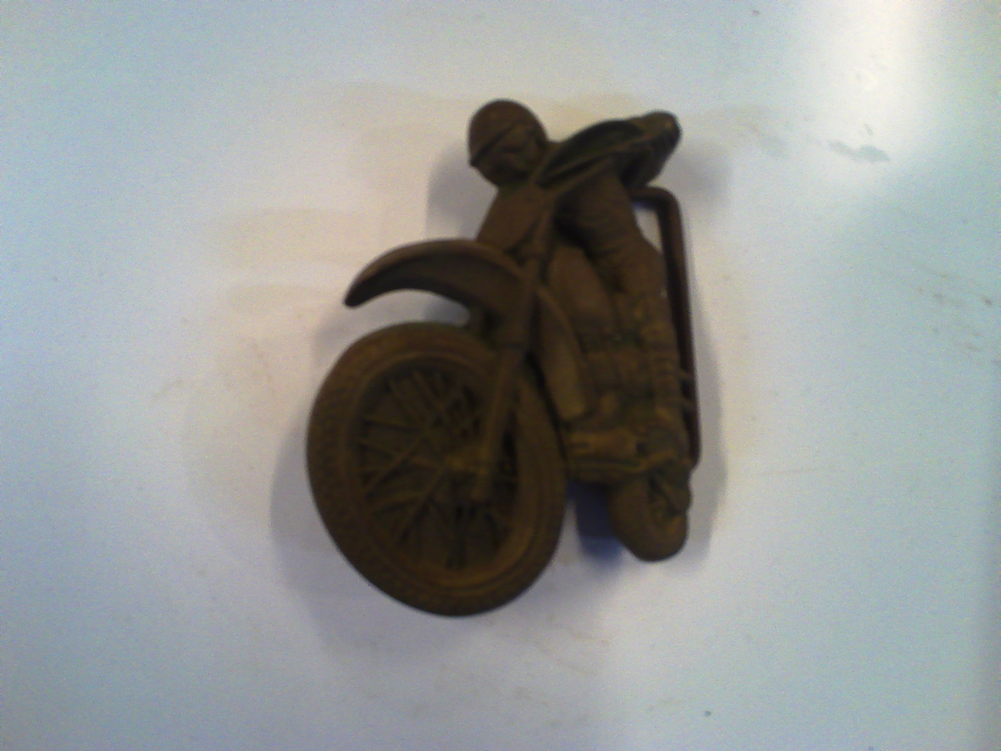 1979 Motocross vintage brass belt buckle