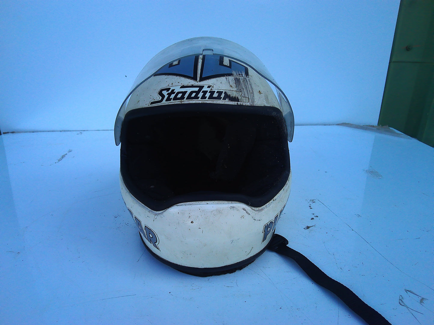 1983 Mick Grant Stadium Pulsar vintage helmet