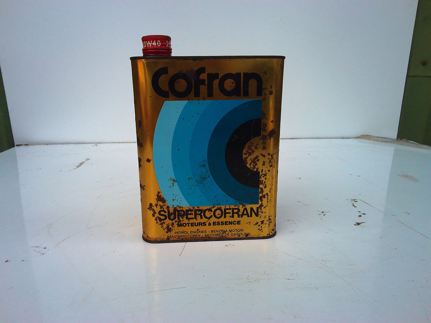 Cofran vintage oil can