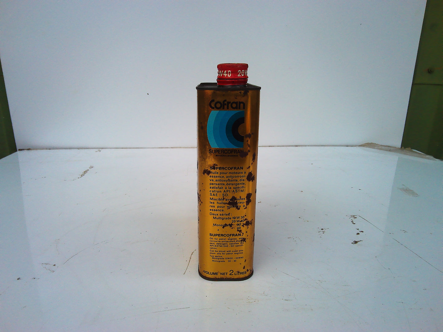 Cofran vintage oil can