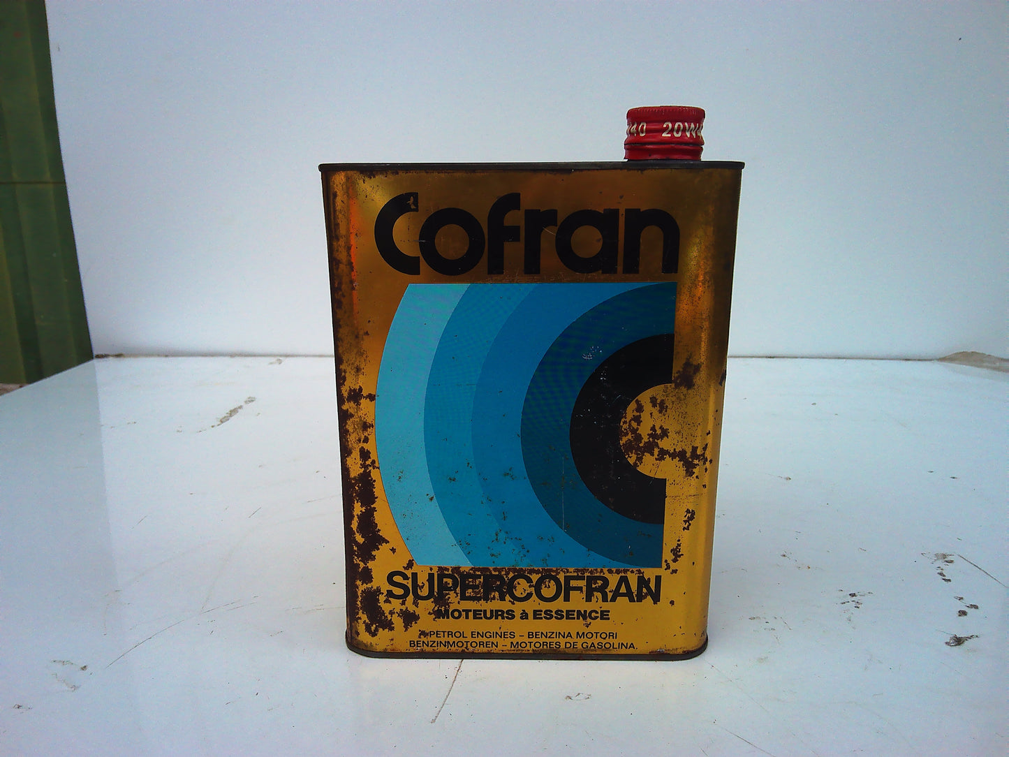 Cofran vintage oil can
