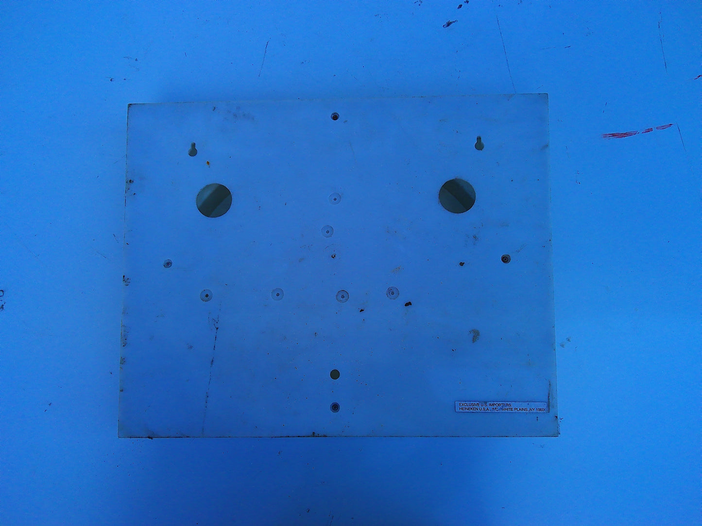 Amstel Light vintage plastic box sign