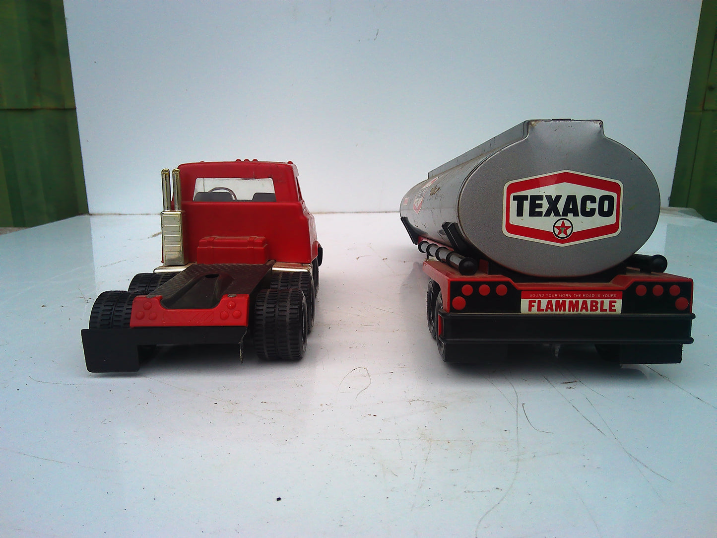 1970s Vintage Texaco plastic truck toy