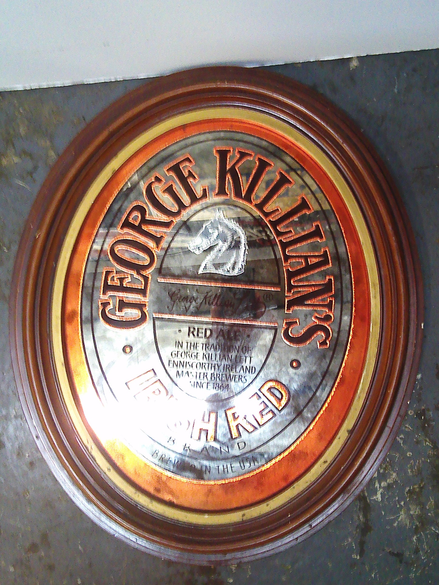 Georgie Killian's Irish Red vintage mirror