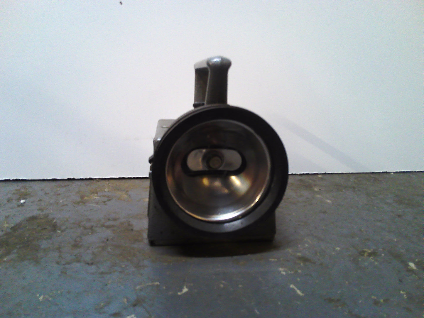 Vintage metal British Railways Bardic signal lamp