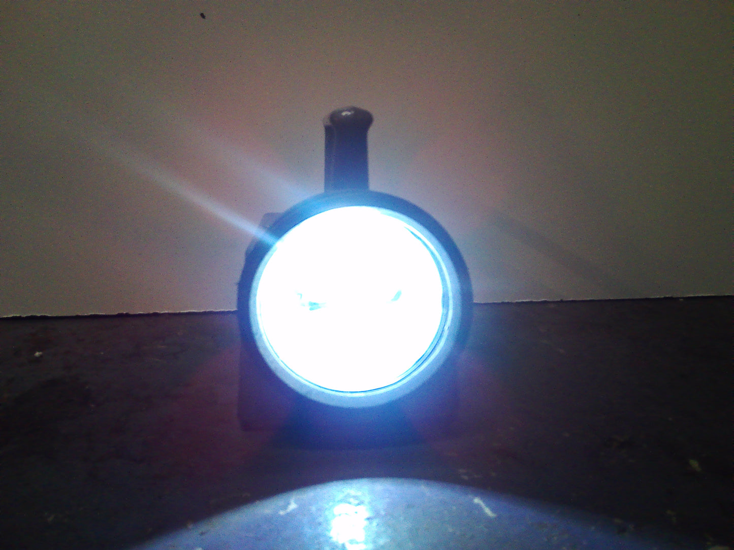 Vintage metal British Railways Bardic signal lamp
