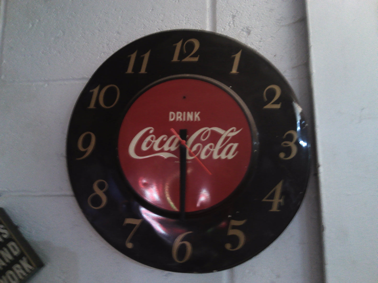 1950s Coca cola art deco clock