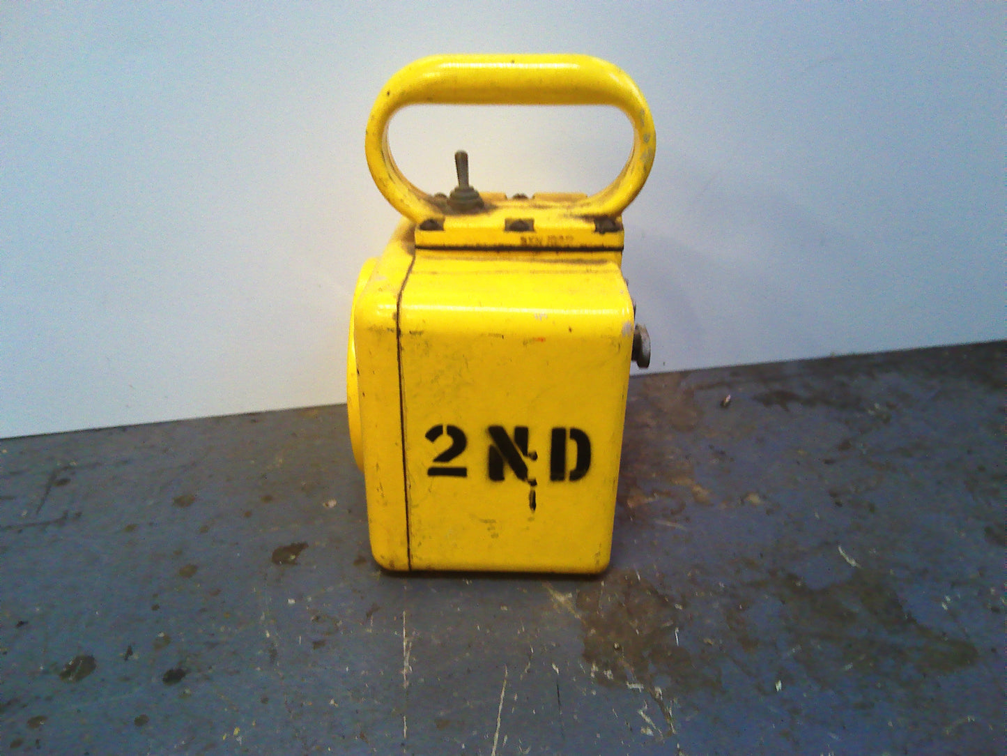 1960/70s Yellow US Navy Ship/Battle lantern