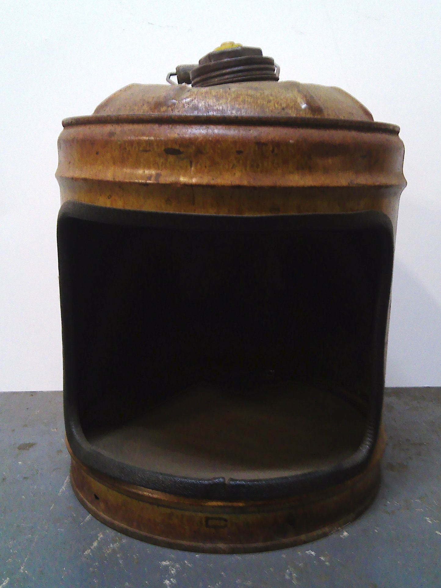 Vintage repurposed oil can