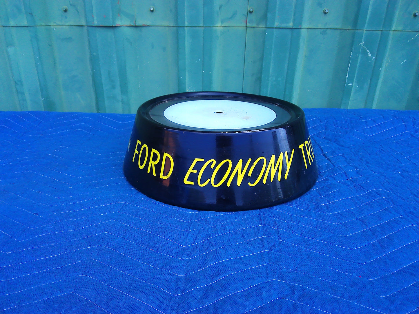Vintage Ford Economy Trucks display base