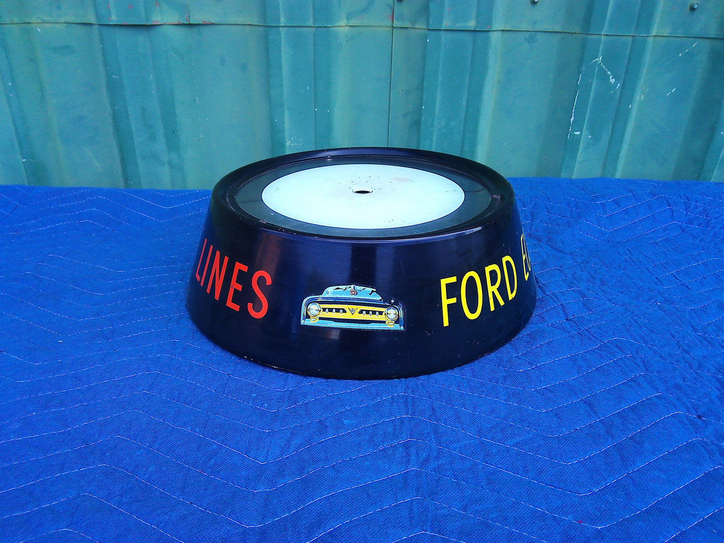 Vintage Ford Economy Trucks display base
