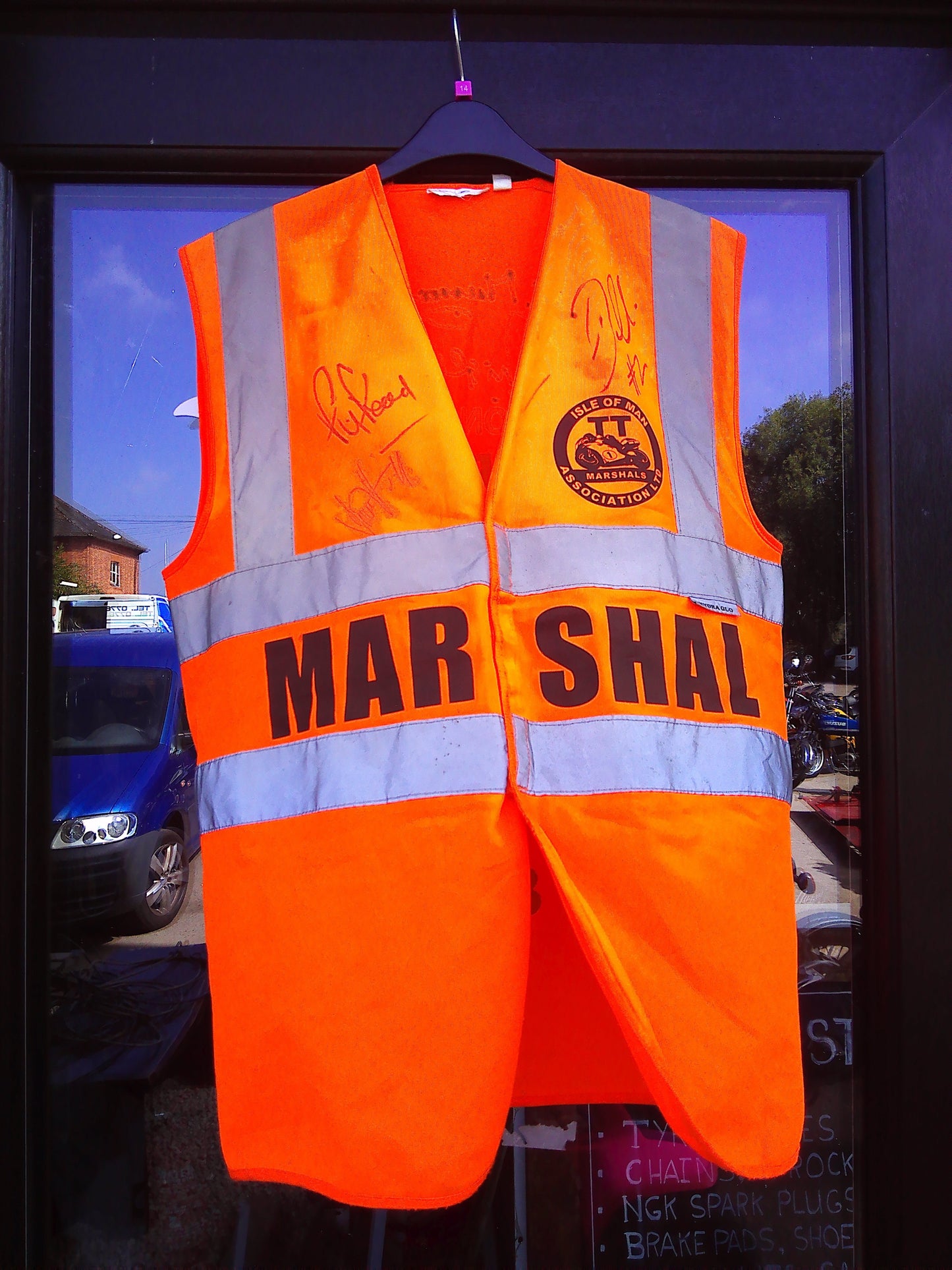 TT/MGP legends signed Marshall vest