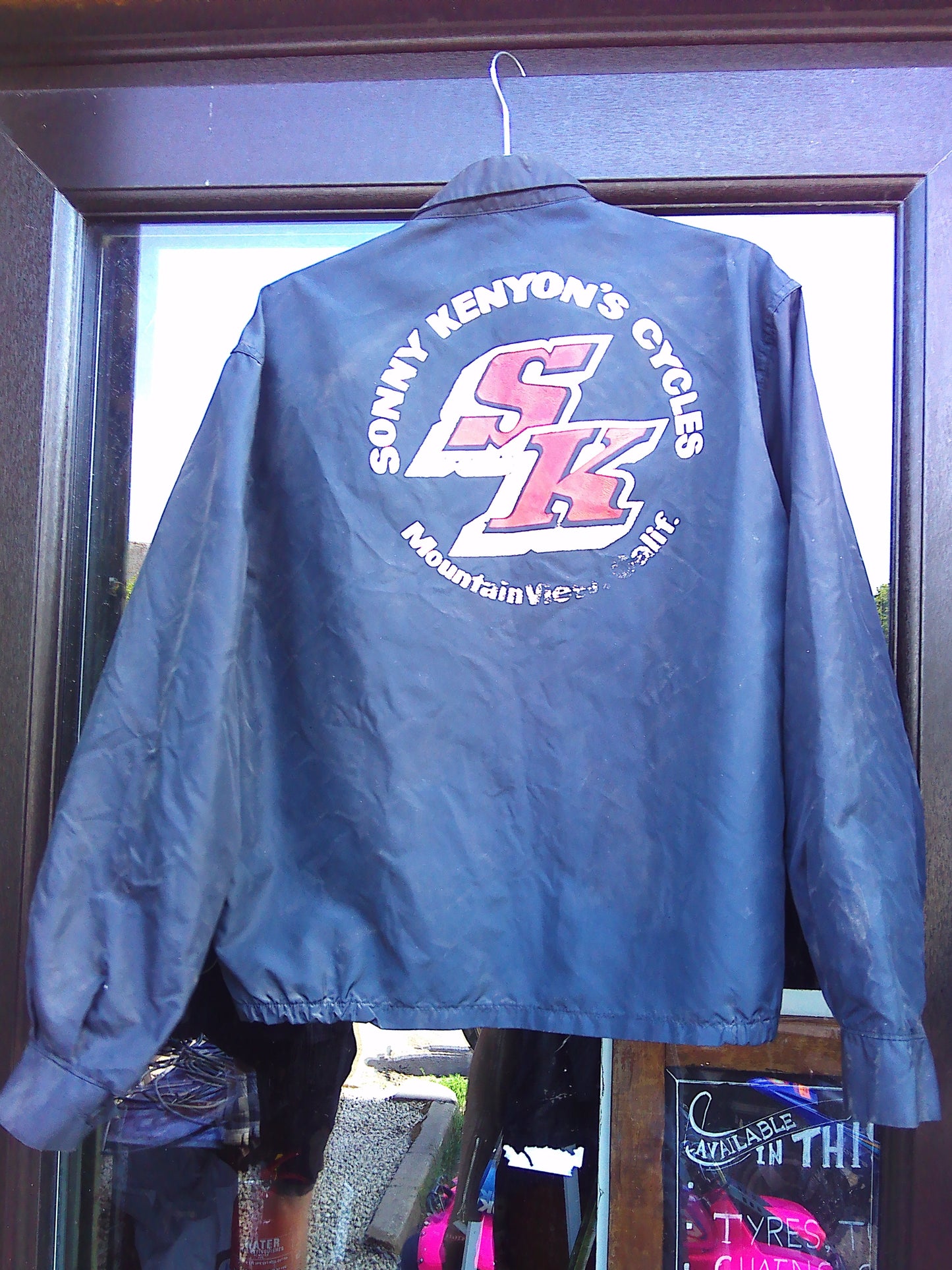 Vintage Bultaco nylon bomber jacket - Medium