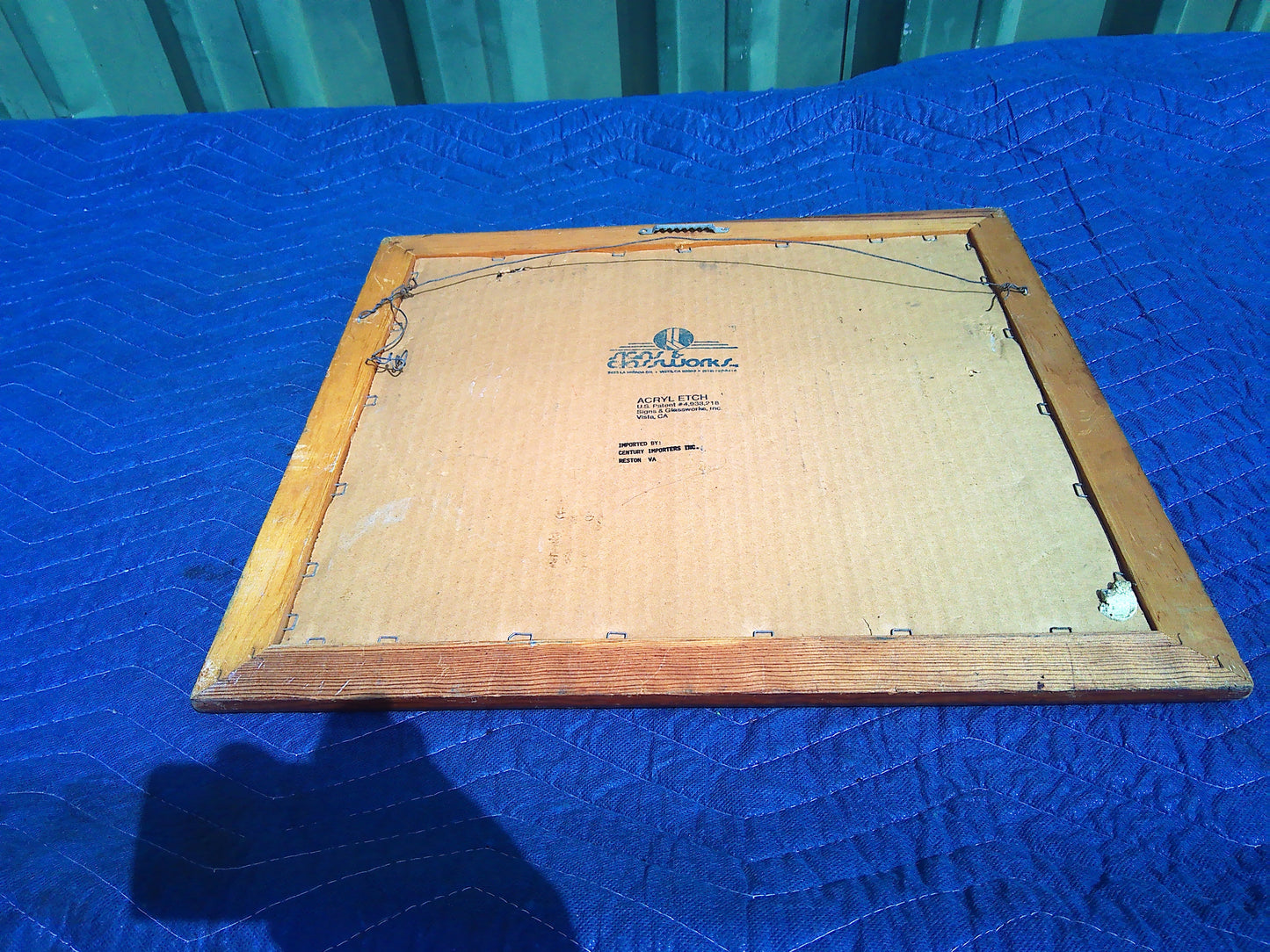 Vintage Fosters decorative bar mirror