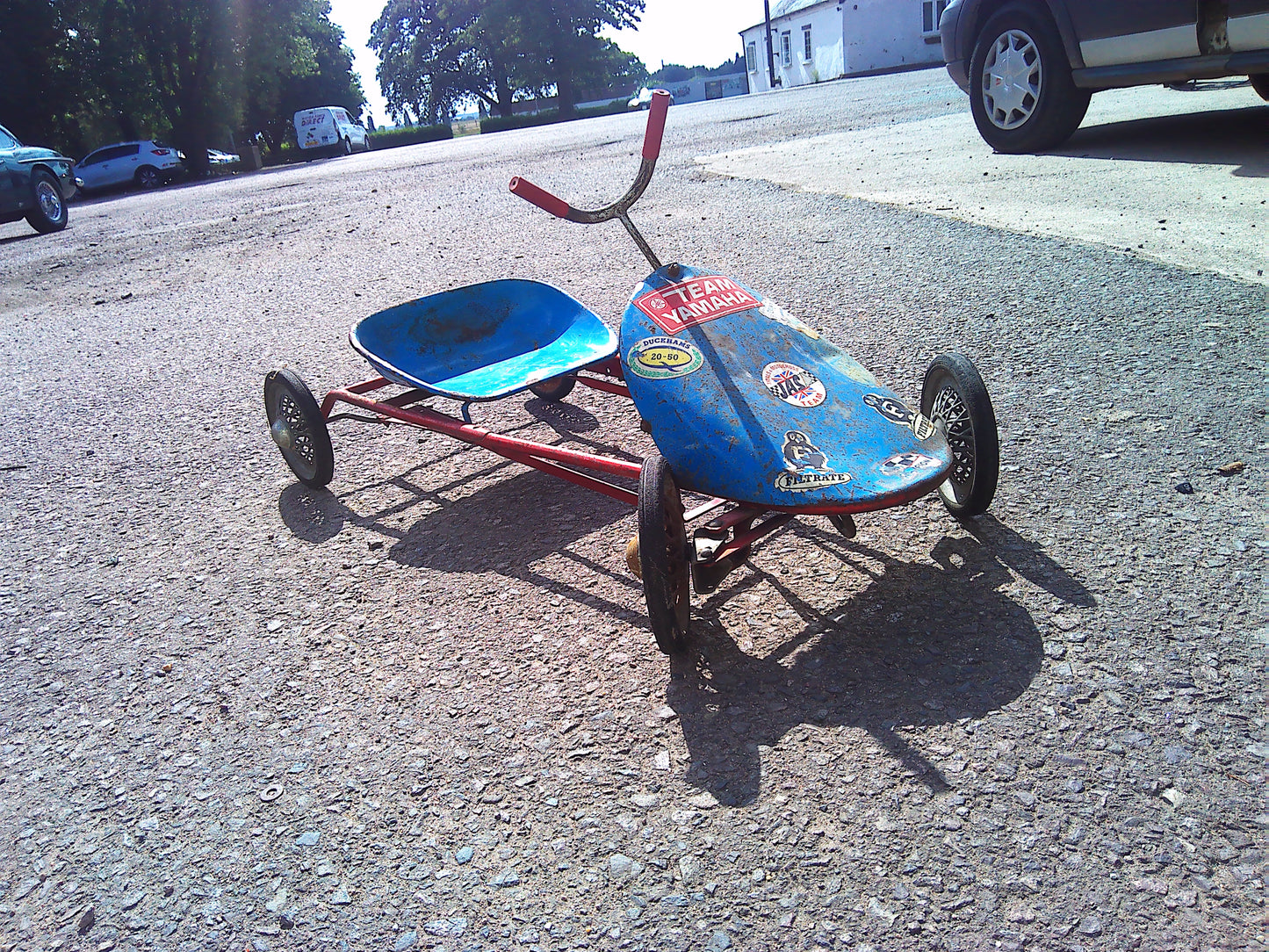 Vintage Raleigh metal pedal car