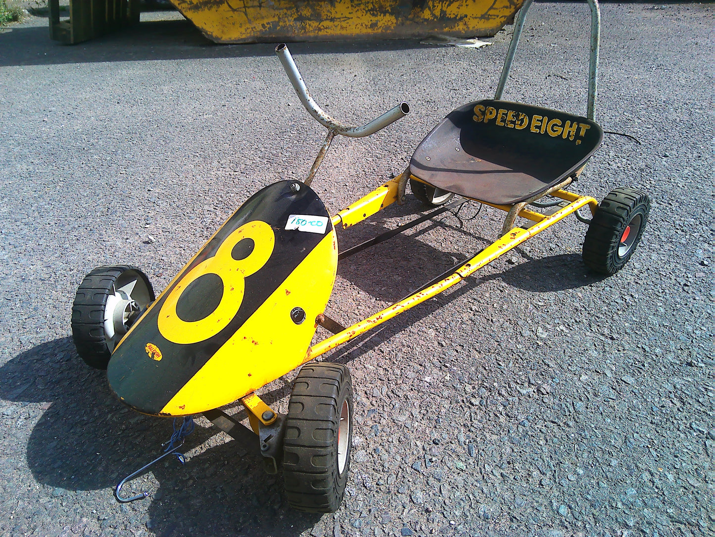Vintage Raleigh Speed Eight metal pedal car