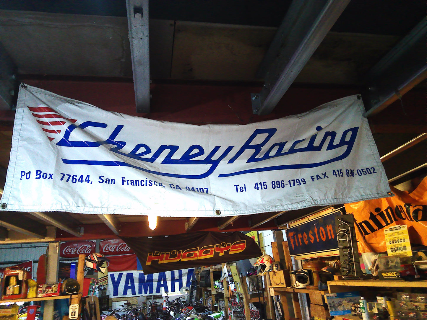 Cheney Racing dealer banner