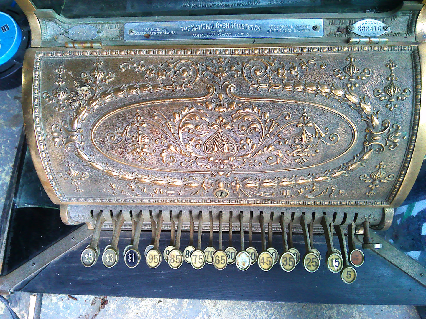1900s Vintage National Cash Register Company cash register