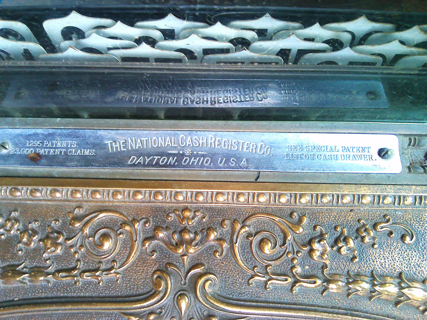 1900s Vintage National Cash Register Company cash register