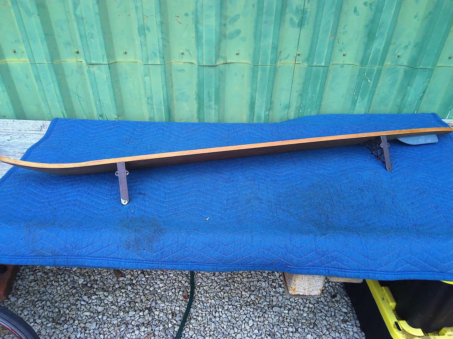 Vintage Malibu Water Ski turned shelf