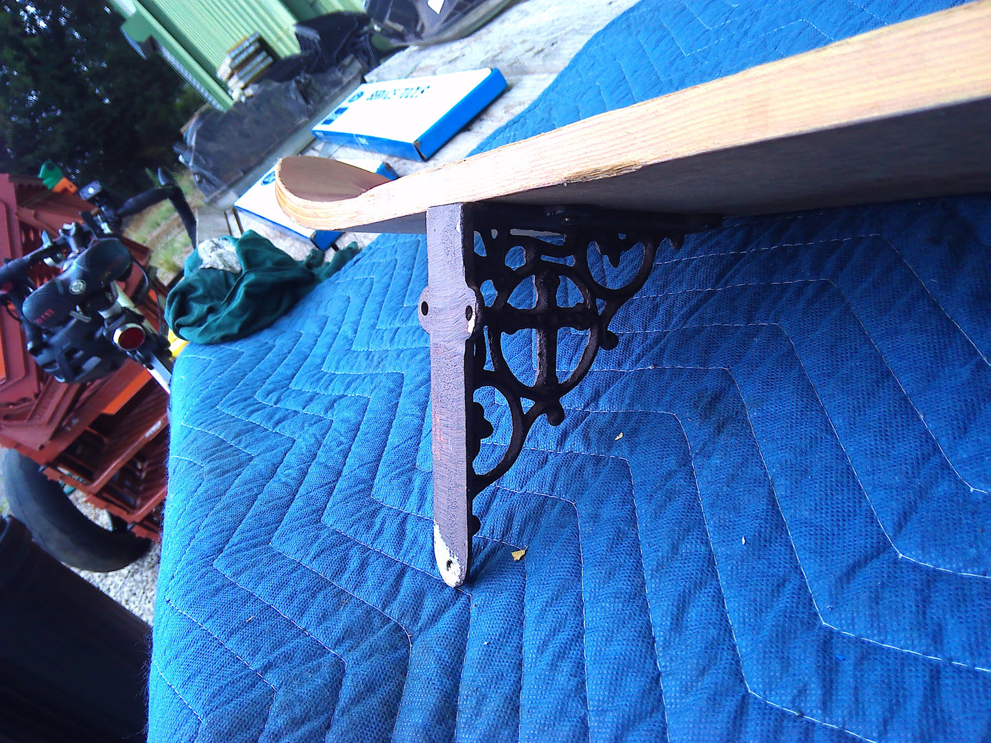 Vintage Malibu Water Ski turned shelf