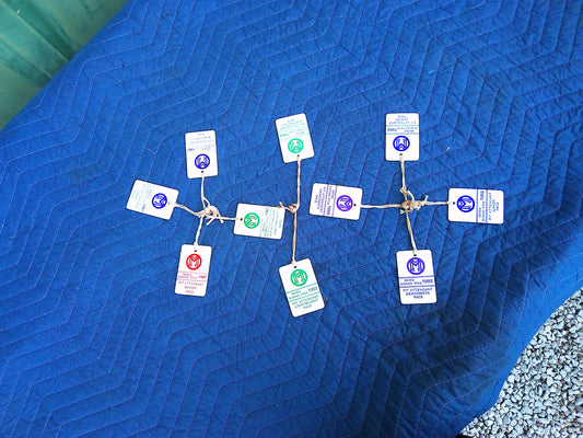 Vintage 1983/87 MGP isle of man wooden passes assortment