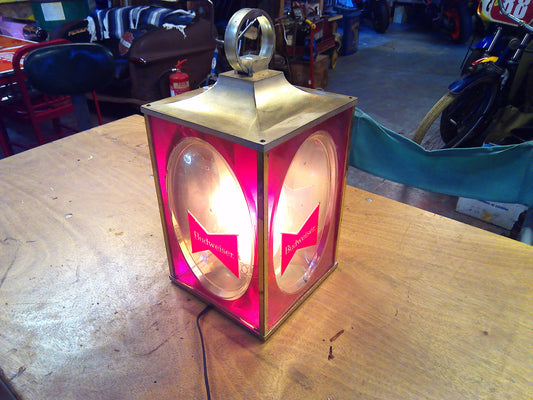 1960s Vintage Budweiser lantern light
