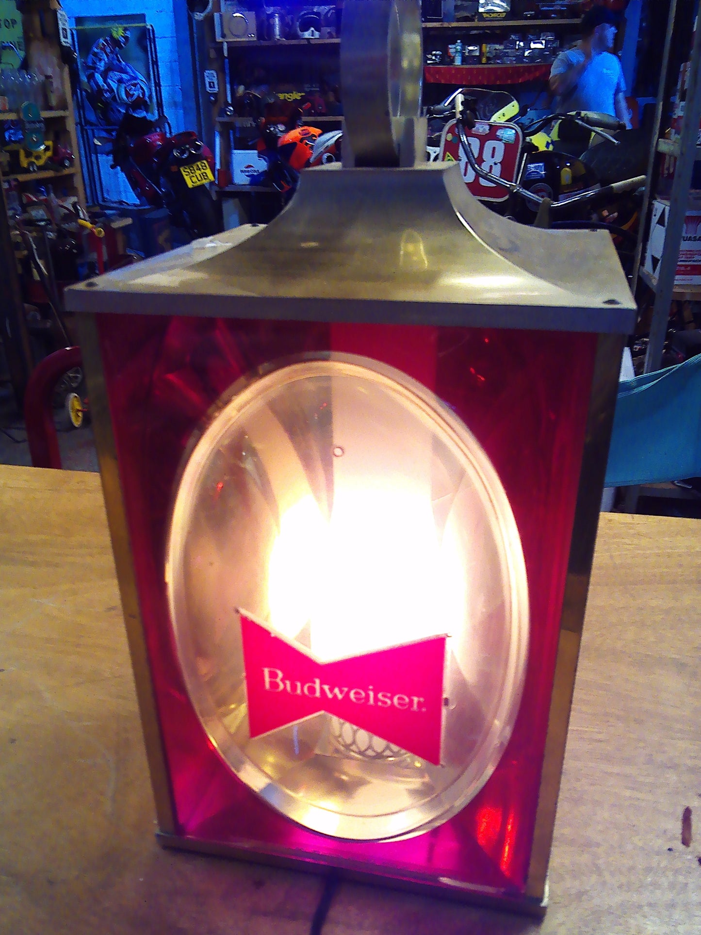 1960s Vintage Budweiser lantern light