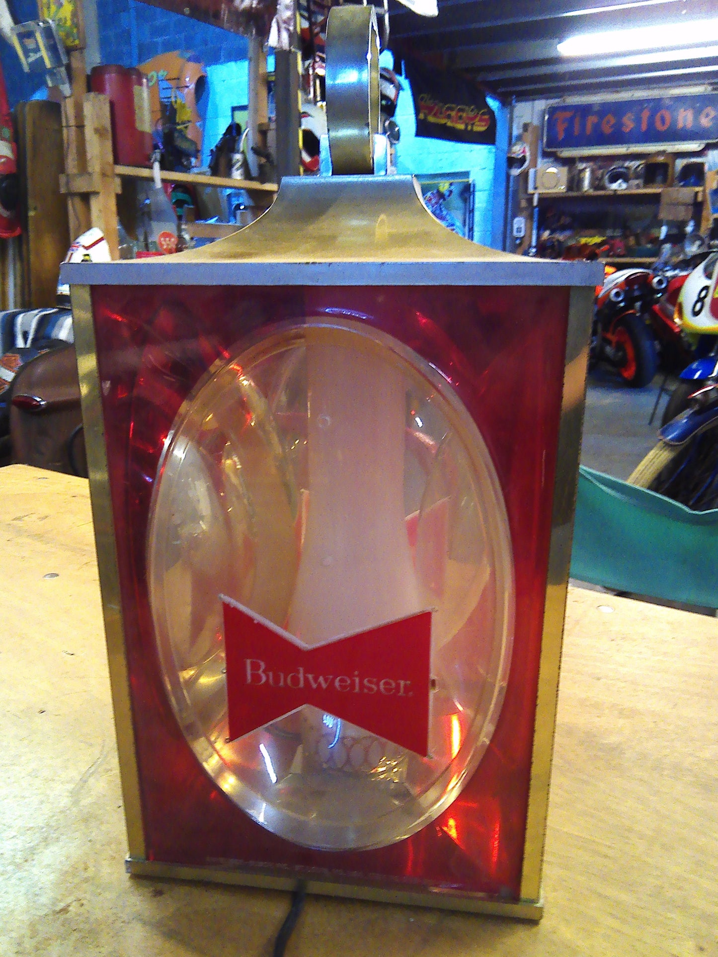1960s Vintage Budweiser lantern light